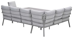 Garden Impressions Senja lounge dining set 4-delig links incl. stoel - valley sand