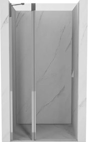 Mexen Mist douchedeur scharnierend 75 cm, transparant, chroom - 8A4-075-000-01-00