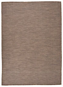 vidaXL Buitenkleed platgeweven 140x200 cm bruin