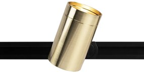 Modern railsysteem met 3 spots goud 1-fase  - Iconic Jeana