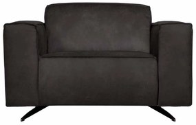 Fauteuil - Lambada - leer Colorado antraciet 01