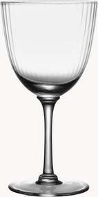Mondgeblazen kristallen witte wijnglazen Ripple, 4-delig