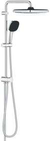 Grohe QuickFix Vitalio Comfort glijstangset met regendouche en 4 straalsoorten chroom