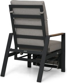 Lifestyle Garden Furniture Camino Relax Stoel Gasveer Verstelbaar Aluminium Grijs