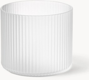 Mondgeblazen tumblers Ripple met reliëfpatroon, 4-delig, 200 ml