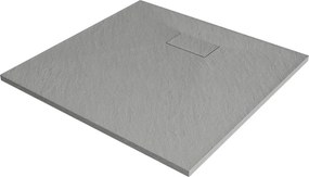 Mexen Hugo vierkante SMC douchebak 80 x 80 cm, grijs - 42618080