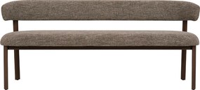 Eetkamerbank Walnoot Met Grove Stof 180 Cm