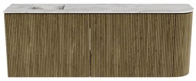 Mondiaz Joya DLux 110cm toiletmeubel ronding rechts dusk met wastafel faye links 1 kraangat glace