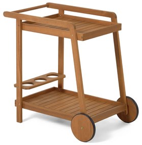 Kave Home Felisa Houten Trolley Voor Buiten - 73 X 55cm.