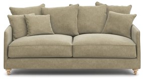 3-zits slaapbank in stonewashed fluweel, Lazare