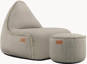 Tuin zitzak Cobana met poef