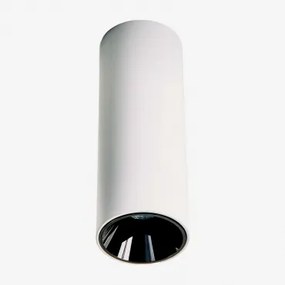 Led-opbouwplafondlamp Rond Ø5,7 Cm In Aluminium Luisiana Warm Wit 2700k & Wit – Zwart & 8 W & 38º - Sklum