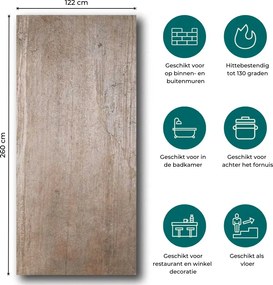 Natuursteen Wandpaneel Translucent Red Copper 260x122x0,2cm | Paneli Natuursteen Wandpanelen