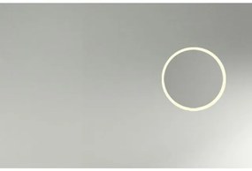 HR badmeubelen Jade Spiegel - 160x4x70cm - 160x70cm - LED-verlichting - rondom - touchsensor - 3 standen - spiegelverwarming - met scheerspiegel - zilver 75733355