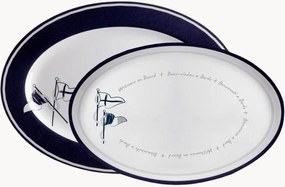 Ovale serveerplateaus Wob, 2-delig