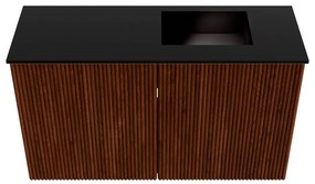 Mondiaz Joya 70cm toiletmeubel ruby met wastafel faye rechts zonder kraangat urban