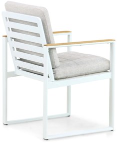 Tuinstoel Aluminium Wit Lifestyle Garden Furniture Faro