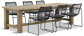 Tuinset 6 personen  Rope Grijs 4 Seasons Outdoor Elba/Fourmile