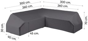 Platinum Aerocover platform loungesethoes 300x300 cm.