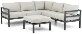 Hoek loungeset 5 personen Aluminium Grijs Lifestyle Garden Furniture Rodenzo