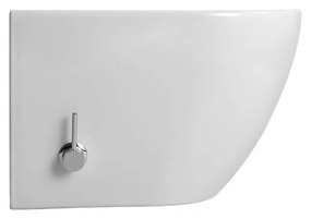Sanigoods Pieter randloos toiletpot met bidetsproeier wit glans