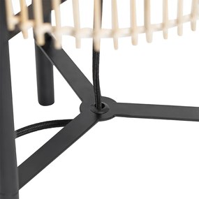 Scandinavische tafellamp bamboe - Natasja