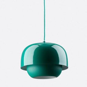 Hanglamp van gekleurd metaal Ø21,4 cm, Kinoko