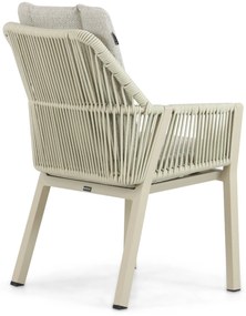 Tuinset 6 personen 260 cm Aluminium/rope Taupe Lifestyle Garden Furniture Verona/San