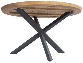 4 Seasons Veneto tuinset 5-delig - Prado tuintafel Ø130 cm teak