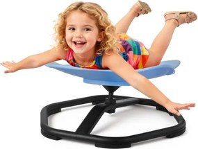 VEVOR Kinderdraaistoel, Sensorische Draaistoel in Olifantvorm, Draagvermogen 100 kg, Sensorisch Speelgoed met Antislip Metalen Voet, Bevordert Coördinatie, Balans en Concentratie, Blauw