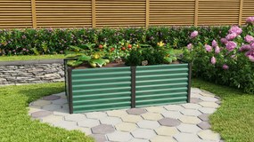 Vitavia Verhoogd zaaibed Linus 630 - zeegras/zwart - 63,2cm