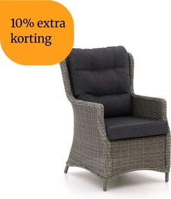 + 10% kassakorting | Lounge tuinstoel | Intenso  Milano | Wicker (vlechtwerk) | Grijs | Kees Smit Tuinmeubelen