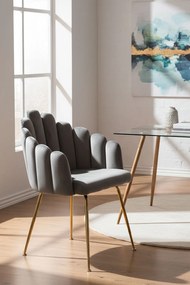 Bhoja stoel van fluweel