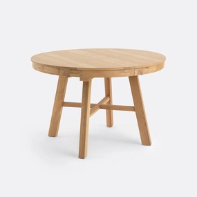 Ronde tafel, uitschuifbaar 4 - 8 personen, Zebarn