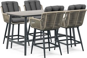 Tuinset 4 personen 180 cm Rope Grijs Coco Alto/Sienta