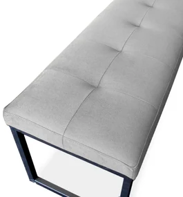 Eetkamerbank - Atlanta - stof Element lichtgrijs 04 - 160 cm