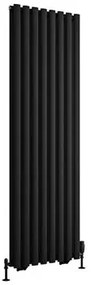 Eastbrook Tunstall dubbele radiator 55x180cm 1904W zwart mat