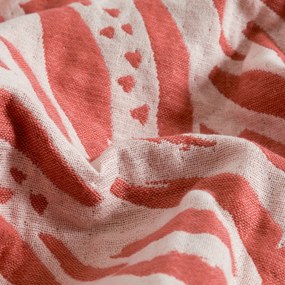 Jacquard plaid met franjes, LEAN