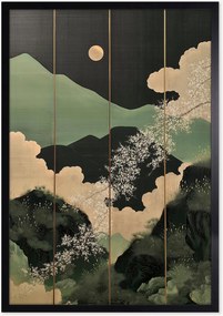 Ingelijste digitale print Whispering Sun