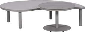 Garden Impressions Zante loungetafels set van 2 - taupe - cantostone Napoli sand