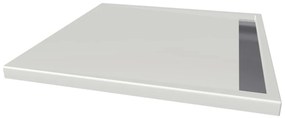 Xenz Easy-Tray douchebak 100x100x5cm edelweis