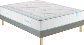 Ensemble matras met pocketveren + bedbodem, LE TOUT MOELLEUX