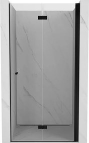 Mexen Mist-F opvouwbare douchedeur rechts 105 cm, transparant, zwart - 8A6-105-000-70-00-P