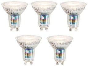 Set van 5 smart GU10 50mm dimbare LED lampen 4.7W 345 lm 2700-6500K