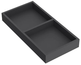 Muebles Sala ladeverdeler 16x33x4cm antraciet