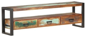 vidaXL Tv-meubel 150x30x45 cm massief gerecycled hout