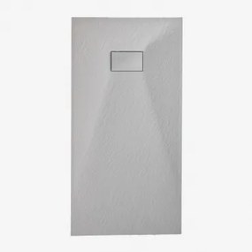 Rechthoekige Antislip En Extra Platte Smc-hars Douchebak Soho Grijs – Koel & 150 X 70 Cm - Sklum