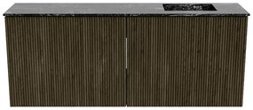 Mondiaz Joya DLux 100cm toiletmeubel shadow met wastafel faye rechts 1 kraangat lava