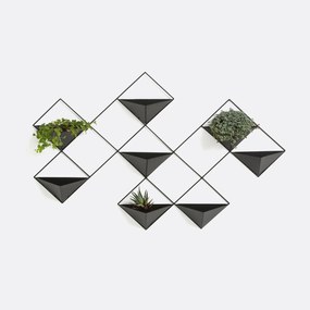 Metalen bloemenrek voor aan de muur Ikebana