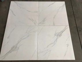 Hoogglans Vloertegel 60x60 Cm Carrara New Vitro NR71